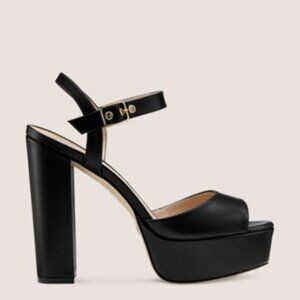 Stuart Weitzman Ryder 95 Platform Sandal in Black